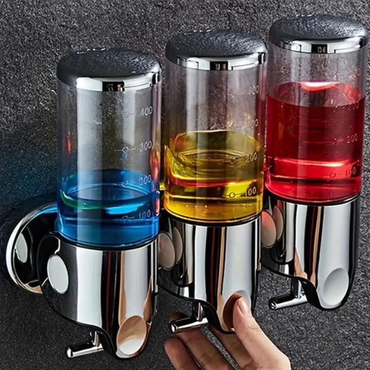 DuoPure Veggdispenser – Stilig Såpedispenser for et Ryddig Bad | Luvikno