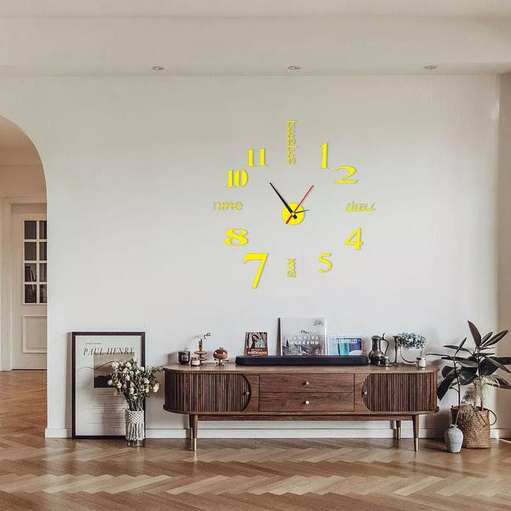 DIY Moderne Die-Free Veggklokke | Luvikno