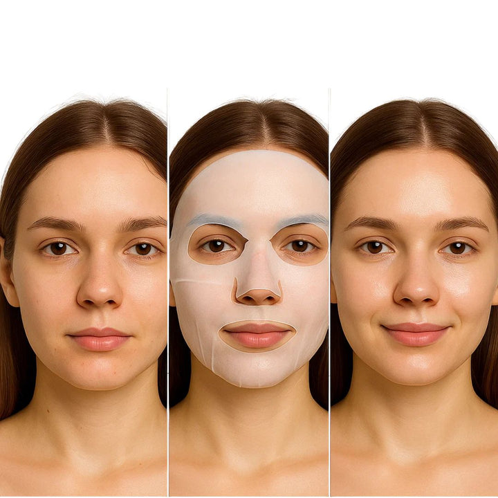 Dermaglow | Kollagen Arkmaske – Overnatt Hydrering – Hydrogel – Moden & Tørr Hud Luvikno