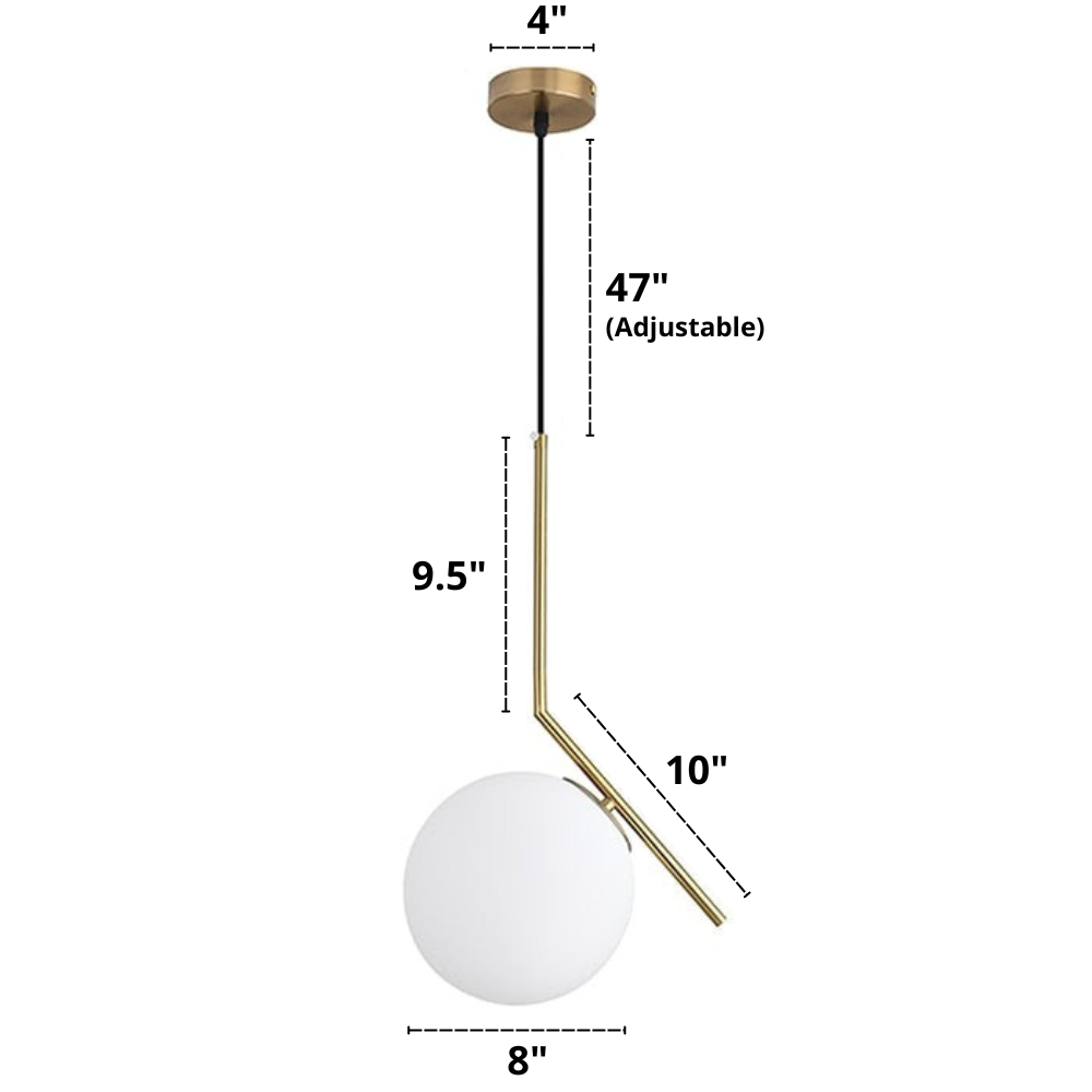 Nordic Glass Pendant Lamps | Luvikno