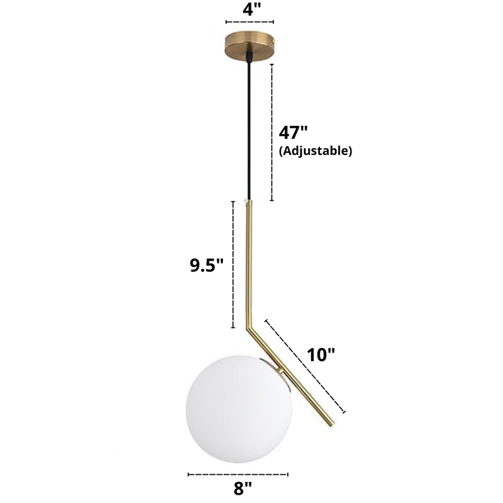 Nordic Glass Pendant Lamps | Luvikno