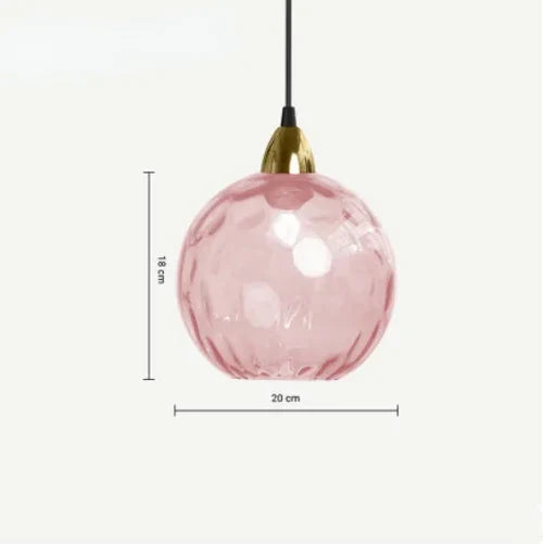 Glass Sphere Pendant Lamp - LumiSphere | Luvikno