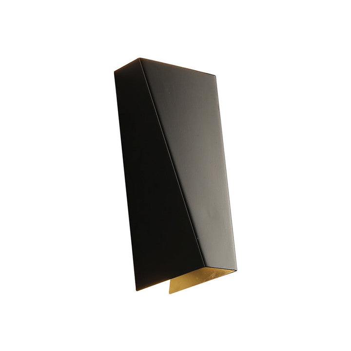 Minimalistisk Stil Trapezoid Veggvasker Lys Aluminium Varm/Hvit Belysning LED Sengelampe i Svart/Hvit | Luvikno