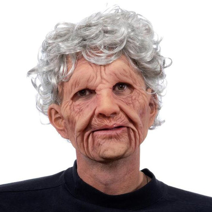 Creepy Old Man Maske – Realistisk Lateks Halloween Maske for Voksne | Luvikno