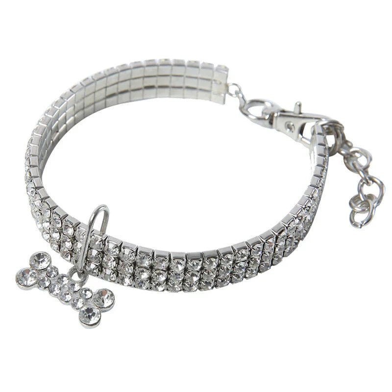 Glamorous Pet Collar – SparkleCollar Luvikno