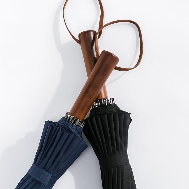Dame elegant automatisk solskjerm med ergonomisk håndtak Luvikno