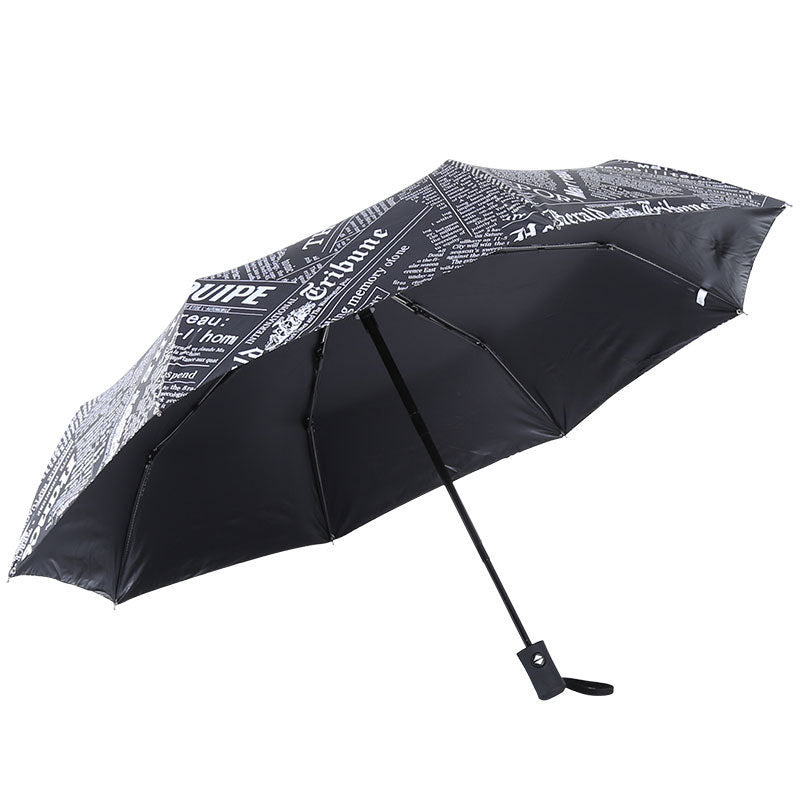 Damen Designer Regenschirm mit innovativem Faltmechanismus Luvikno