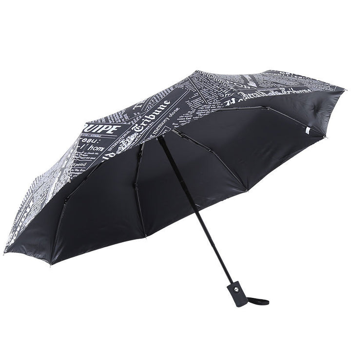 Damen Designer Regenschirm mit innovativem Faltmechanismus Luvikno
