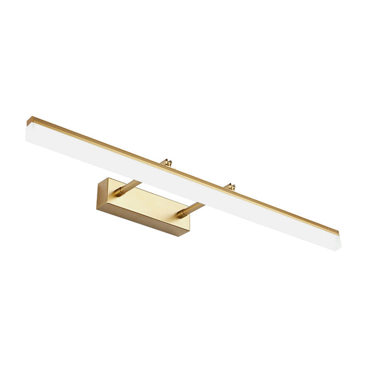 16"/19.5" W Rektangulær Vegglampe Belysning Modernistisk Stil Akryl LED Badlys i Gull, Varme/Hvit Lys | Luvikno