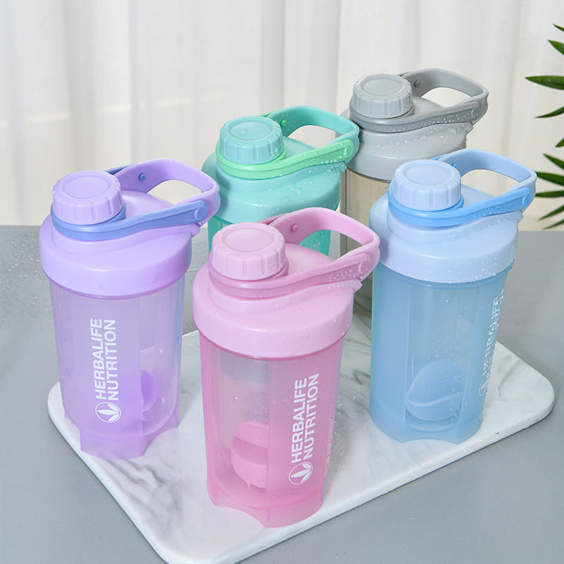 Unisex Shakerflaske med mixerball for fitness- og protein-drikker Luvikno