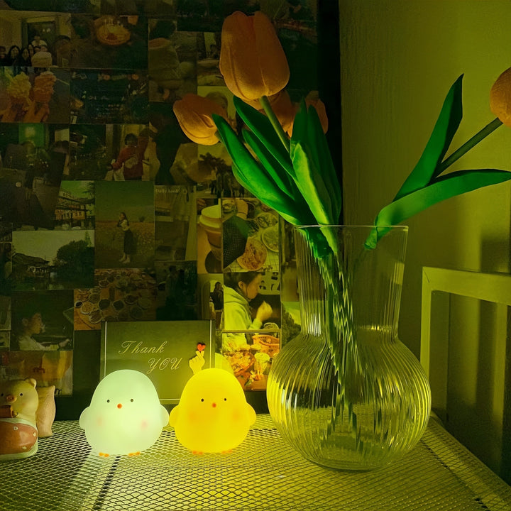 LumiKuiken - Elegant LED Bordlampe med Sunt Lys Luvikno