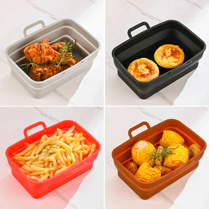 Foldbar Air Fryer Silikon Bakepanne | Luvikno