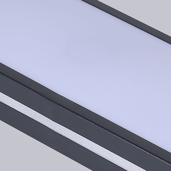 Nordisk Minimalistisk Lang LED Taklampe Luvikno