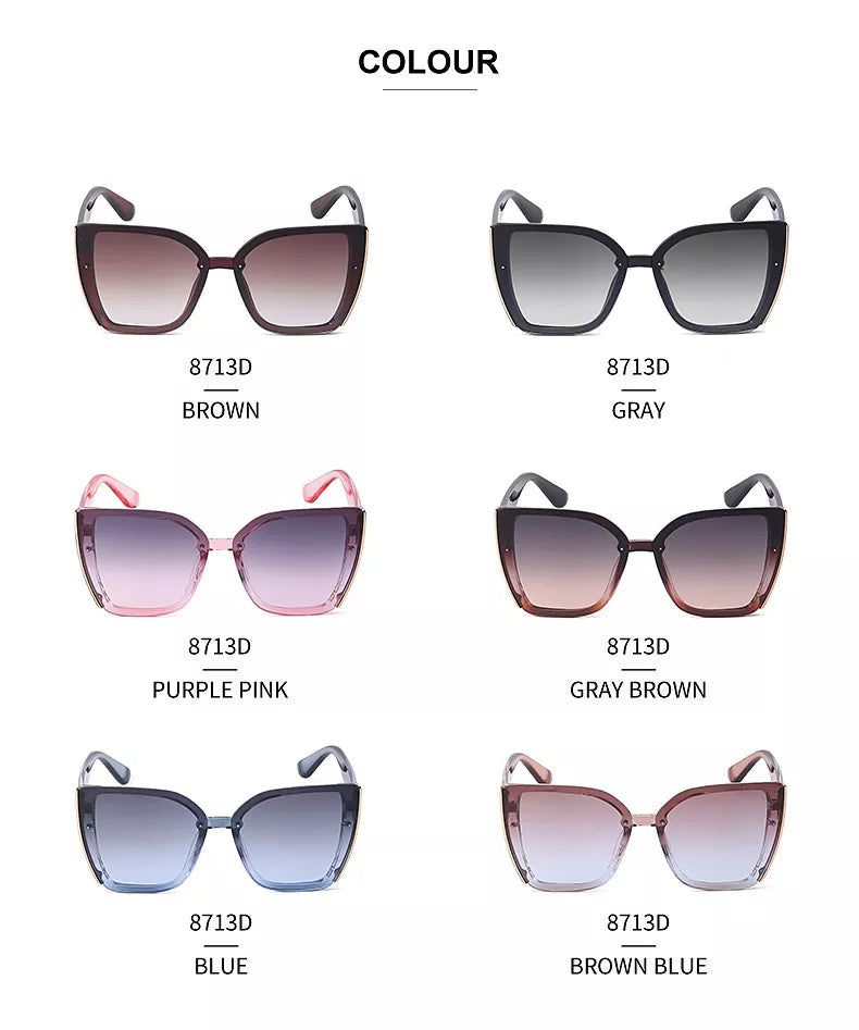 Billie Retro Solbriller | Firkantet & Trendy | Luvikno