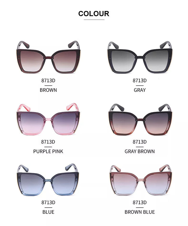 Billie Retro Solbriller | Firkantet & Trendy | Luvikno