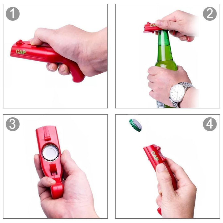 Cap Gun Ølflaskeåpner, Launcher Shooter Ølflaskeåpner | Luvikno