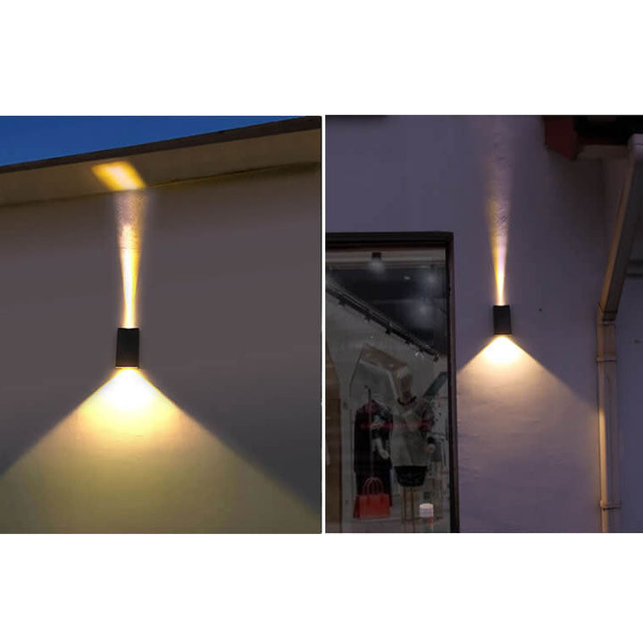 Solar Simple Trapezoid Utendørs Vanntett LED Vegglampe | Luvikno