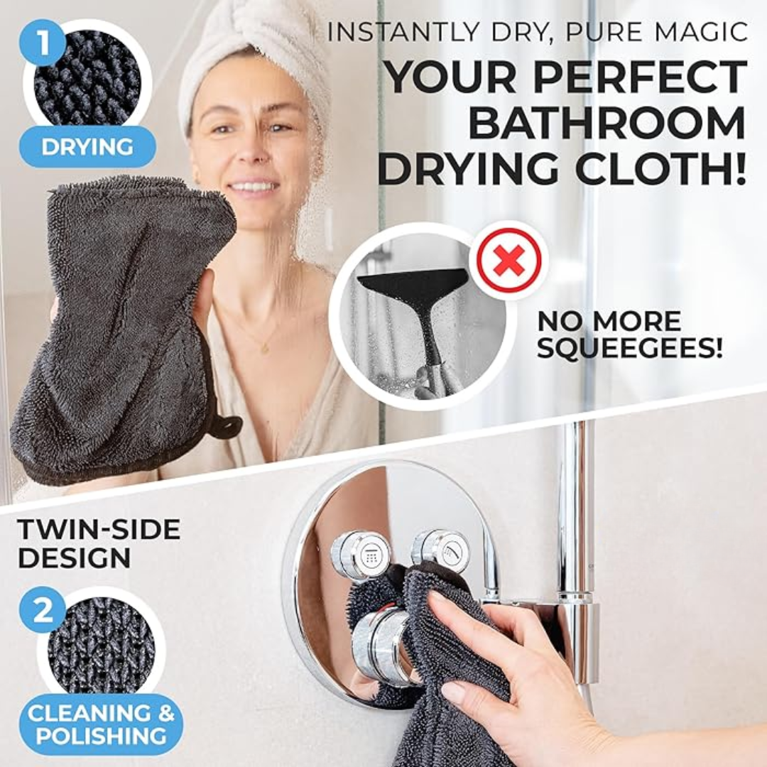 Mikrofiber Rengjøringshåndkle (2-PACK) Luvikno