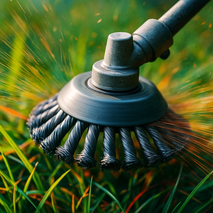 GrassCut TurboHead – Universal 6-Blade Ugressbørste for Kantklippere | Luvikno