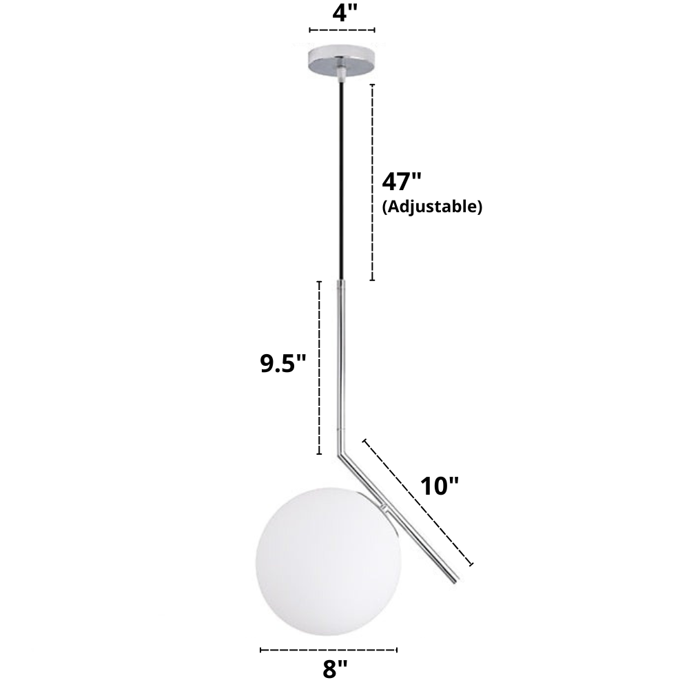 Nordic Glass Pendant Lamps | Luvikno