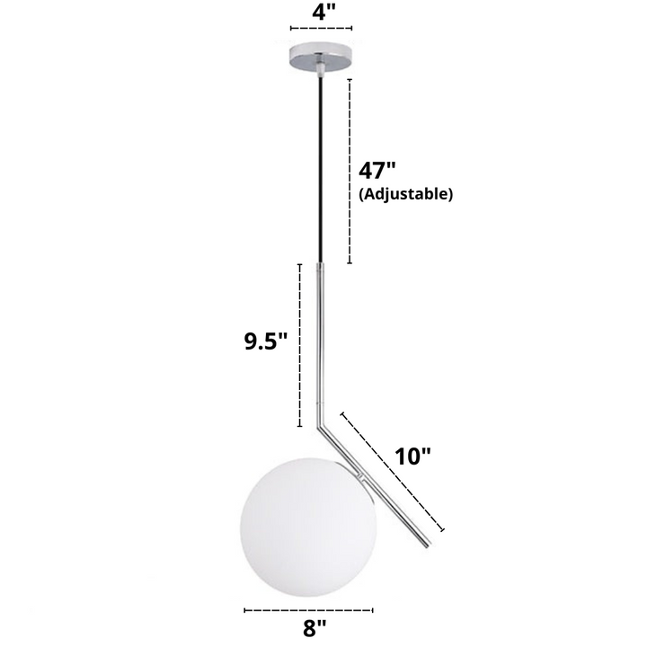 Nordic Glass Pendant Lamps | Luvikno
