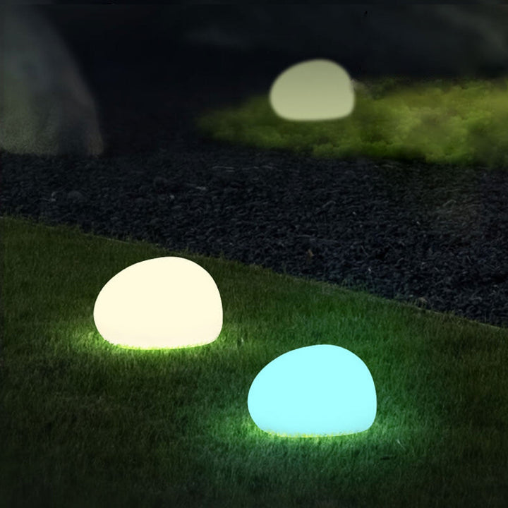 Solar vanntett PE sfærisk LED utendørs dekorativ plenlampe | Luvikno