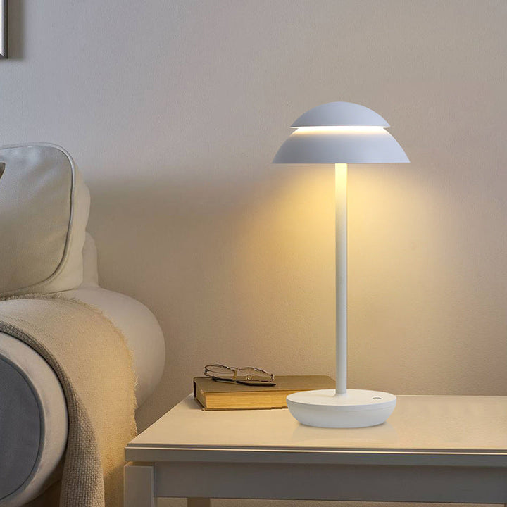 Luvikno | Aurelia Noire - Oppladbar trådløs bordlampe med innebygd LED-belysning og batteri