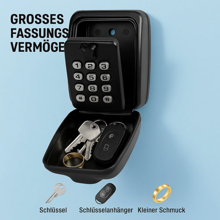 KeyGuard Utendørs Safe – Værbestandig Veggmontert Nøkkelboks | Luvikno