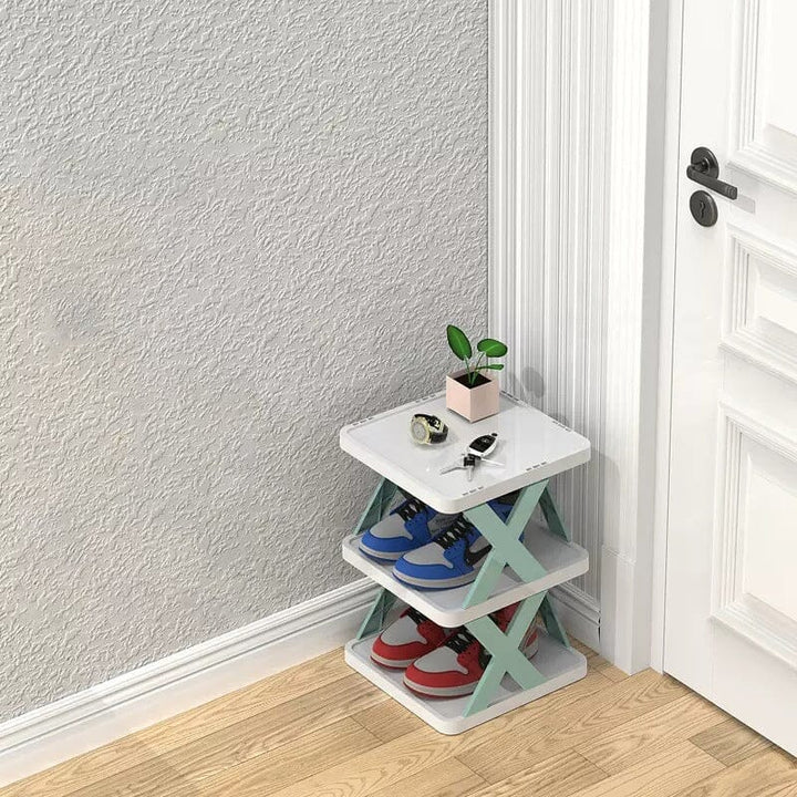Foldbar Multi-Lags Skoholder, Skoplassering Hylle Organiser | Luvikno