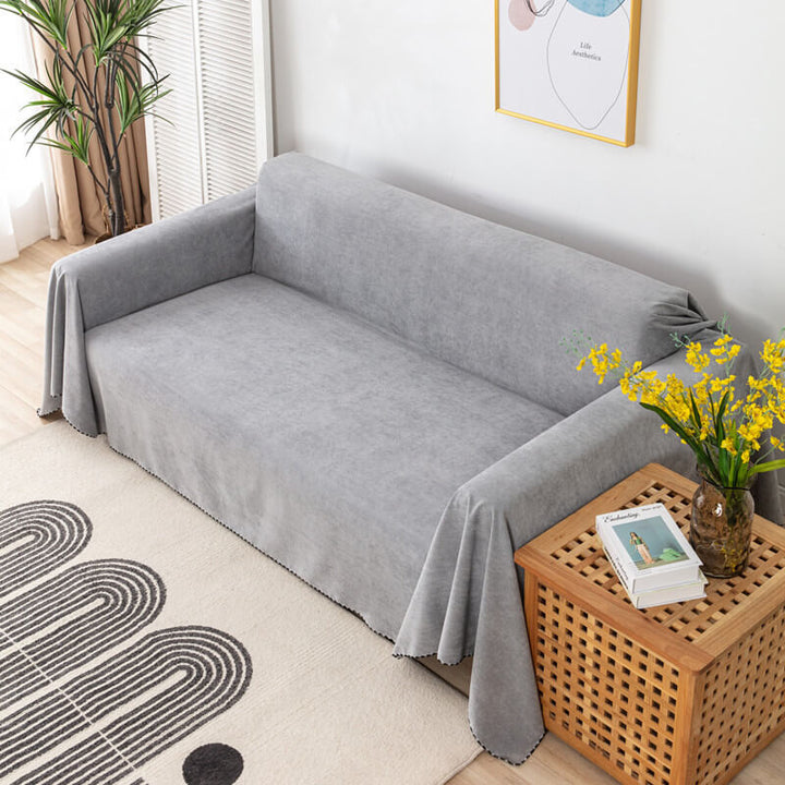 Premium vanntette sofa kastet dekke med jacquard kant | Luvikno