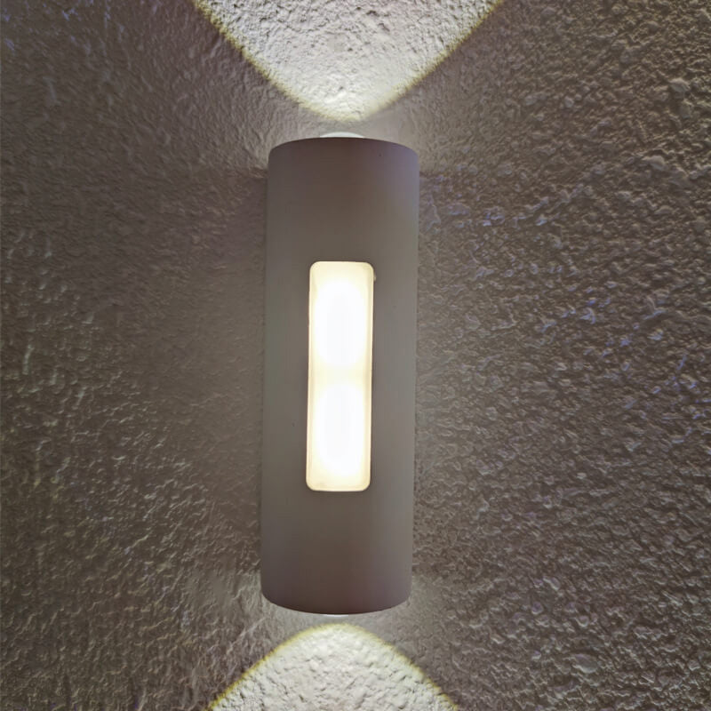 Moderne Minimalistisk Sylinderformet Design LED Utendørs Dekorativ Vegglampe | Luvikno