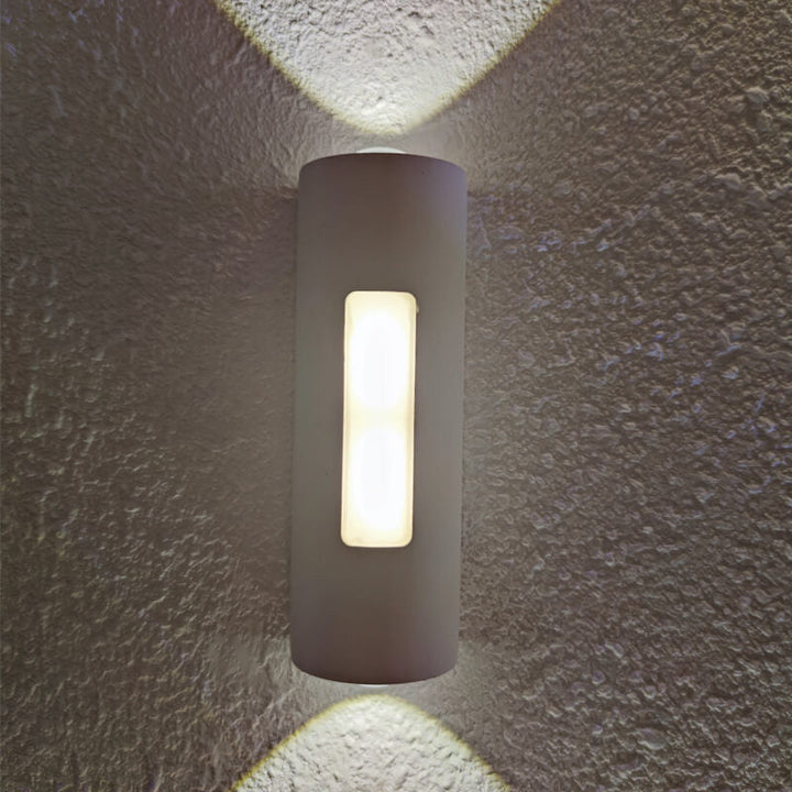Moderne Minimalistisk Sylinderformet Design LED Utendørs Dekorativ Vegglampe | Luvikno