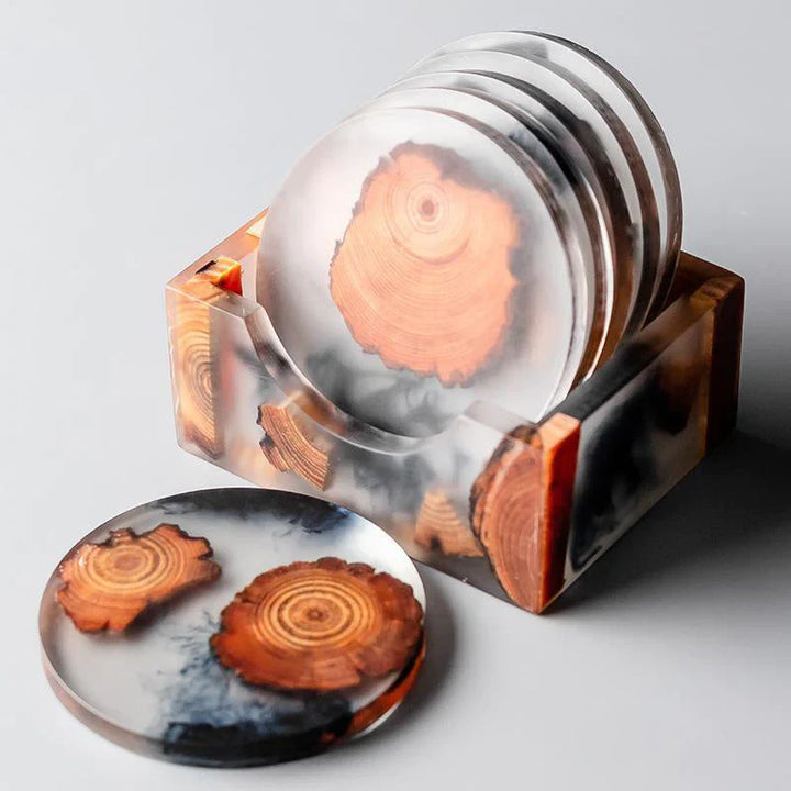 Harz Pine Drink Coaster | Luvikno