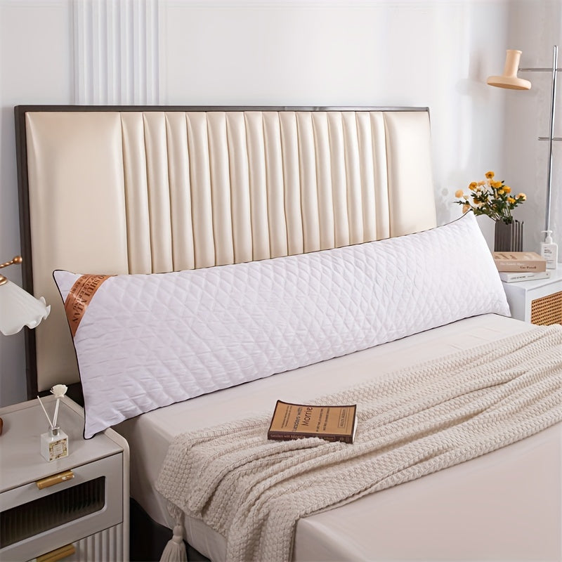 LuxurySoft - Ekstra Lang Hypoallergenisk Pute for Rygg- og Side-sovende, Myk og Pustende, Maskinvaskbar | Luvikno