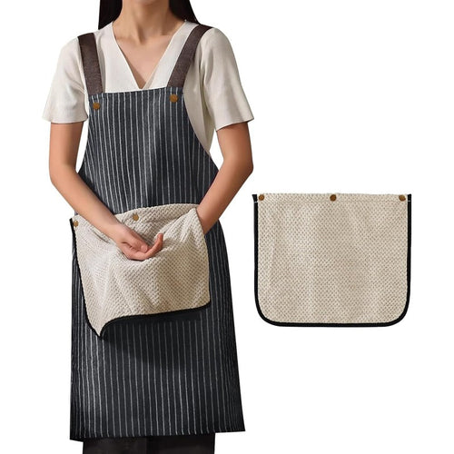 Cross Back Work Apron Luvikno
