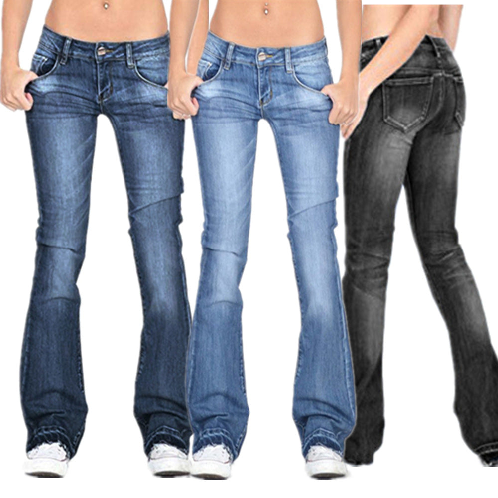 Luvik | Kvinne Lav midje Flared jeans