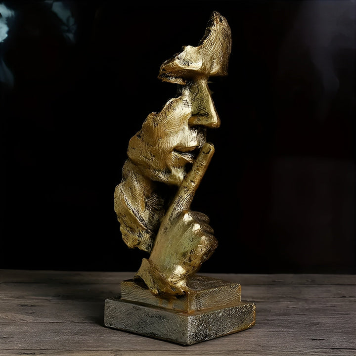 Abstract Thinker Skulptur – Moderne Deco Figur laget av Harpiks | Perfekt for Stue & Kontor | Luvikno