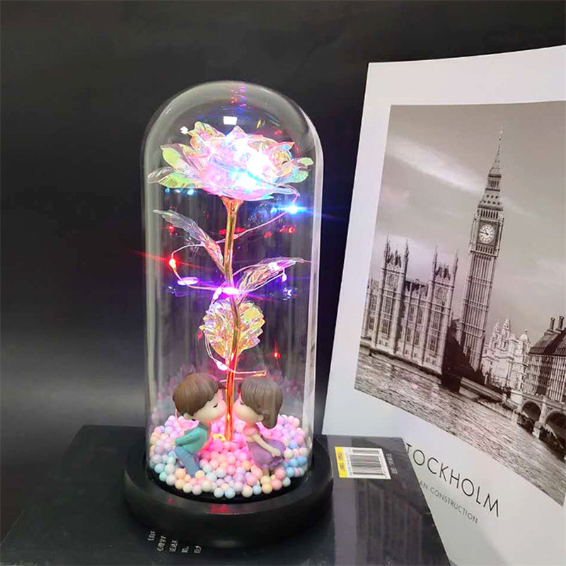 Glistening rose ornaments fortryller romantisk | Luvikno