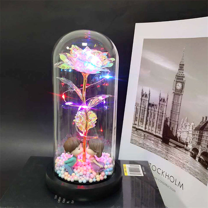 Glistening rose ornaments fortryller romantisk | Luvikno