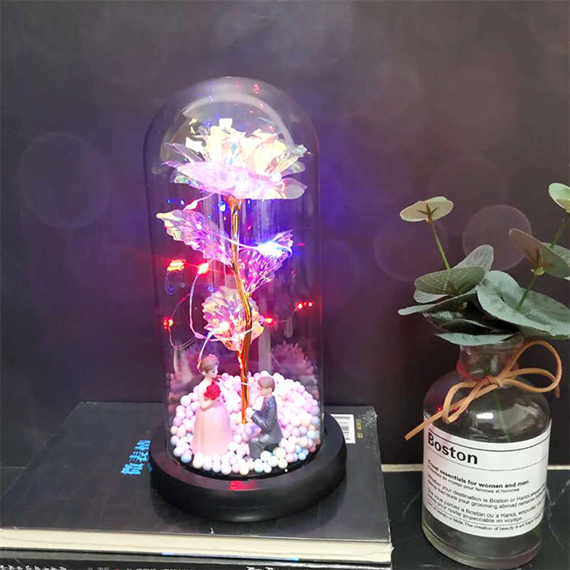 Glistening rose ornaments fortryller romantisk | Luvikno