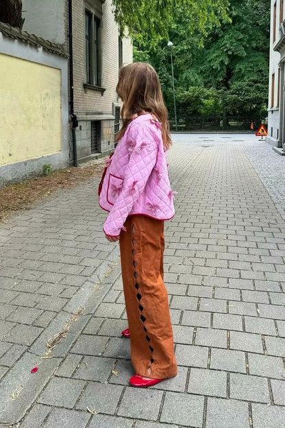 Luvik | Päivittäinen Yksivärinen Taskukauluskukko Decor O-Kaula Ulkovaatteet