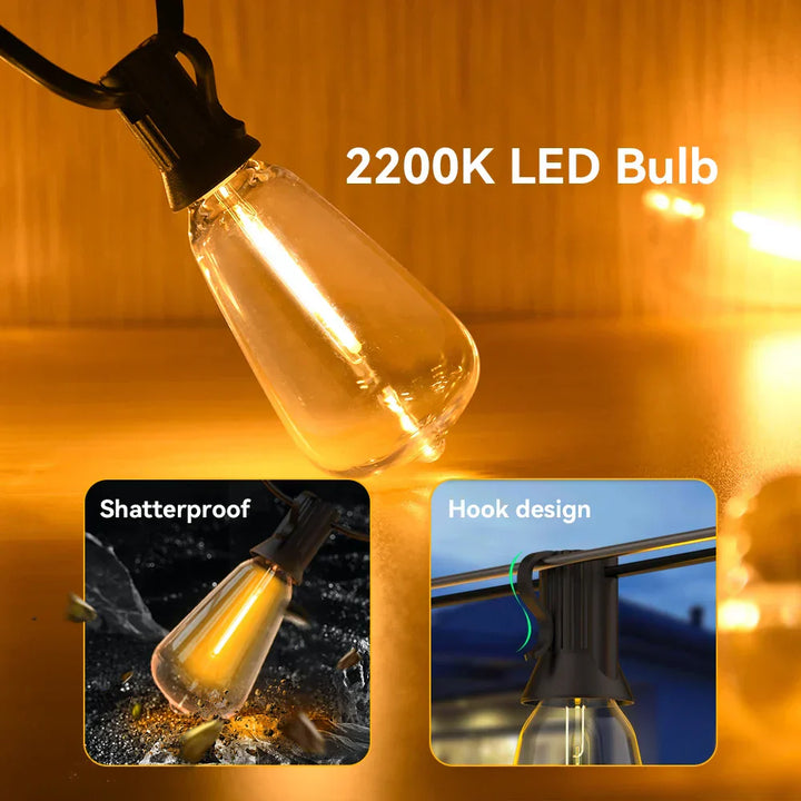 Vanntette LED Lyslenker - LumiGlow | Luvikno