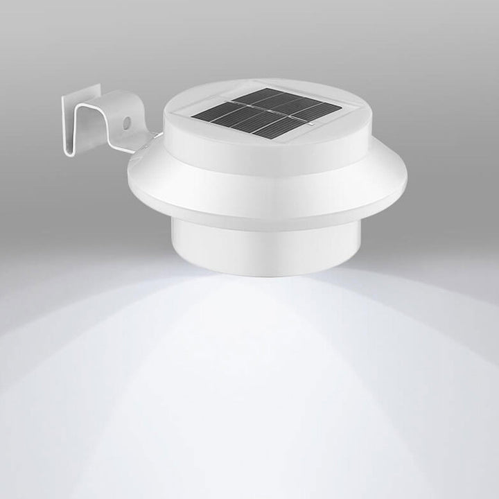 Solar Cylinder LED Utendørs Vanntett Gjerde Vegglampe | Luvikno