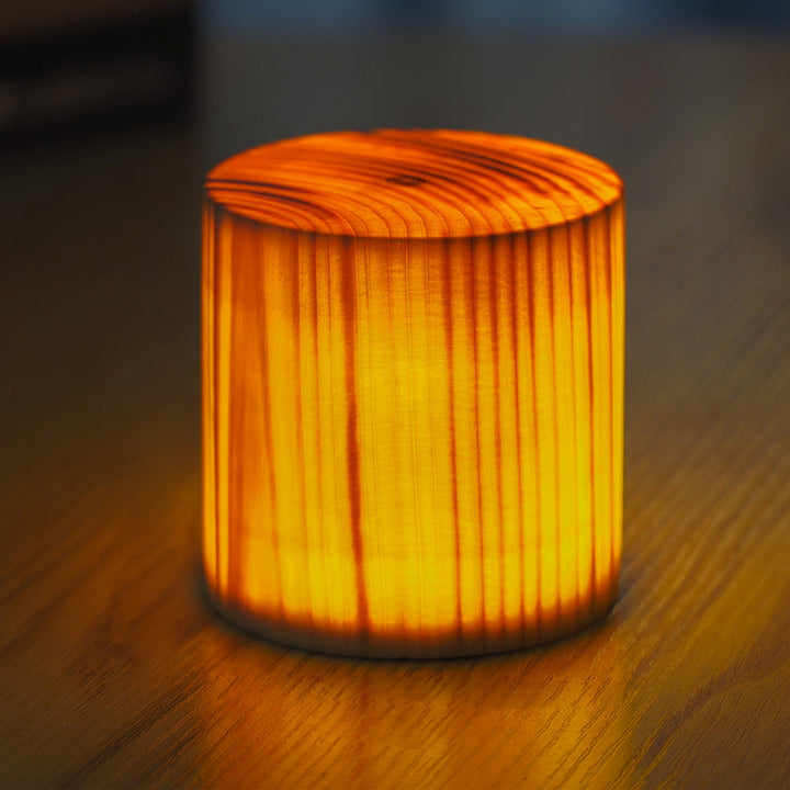 Trådlampe LED bordlampe med oppladbart batteri og berøringskontroll – Varme tredesign for en koselig atmosfære | Luvikno