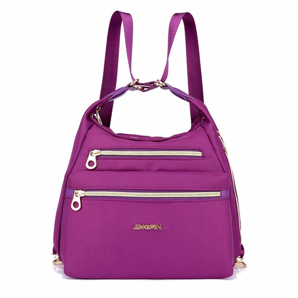 Bag med doble glidelåser, ryggsekk, håndveske og crossbody-veske | Luvikno