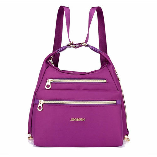 Bag med doble glidelåser, ryggsekk, håndveske og crossbody-veske | Luvikno