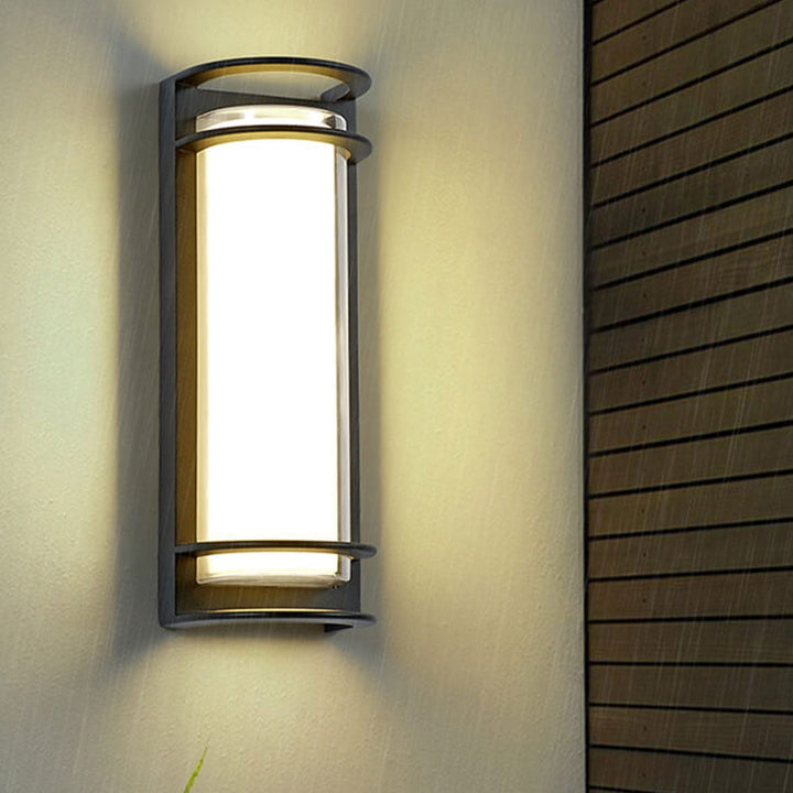 Modern utendørs søyle vanntett LED hagevegglampe | Luvikno