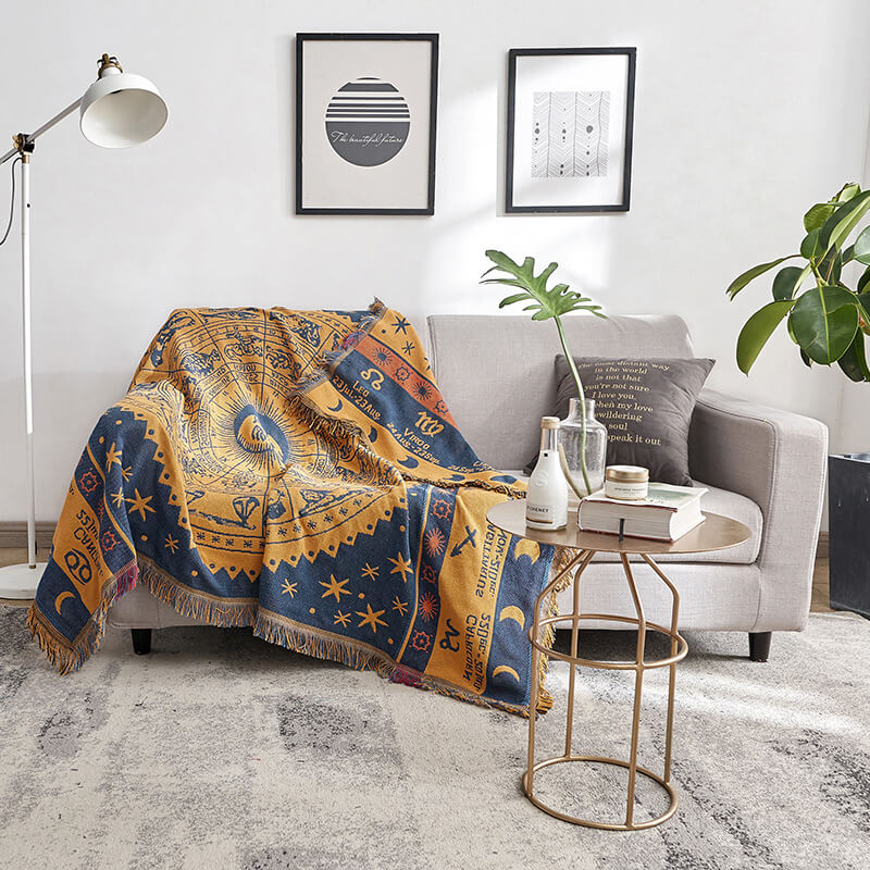 Bohemske strikkede kaster for sofasmykke | Luvikno