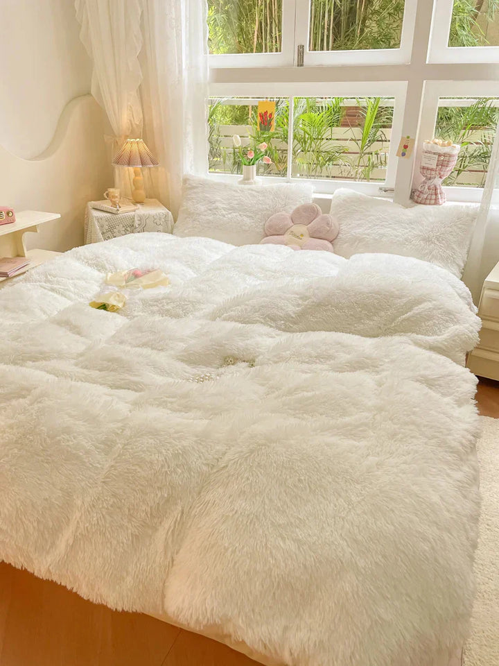 Luvikno | FluffCandy - Luksus langhåret dyneovertrekk for vintervarme