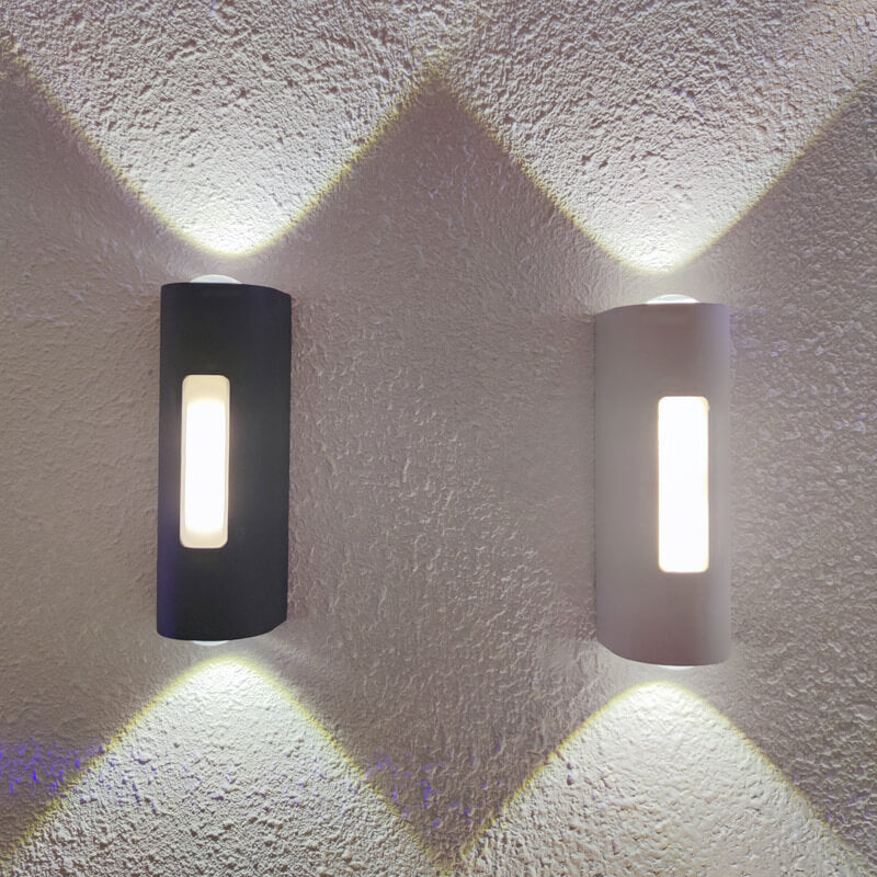 Moderne Minimalistisk Sylinderformet Design LED Utendørs Dekorativ Vegglampe | Luvikno
